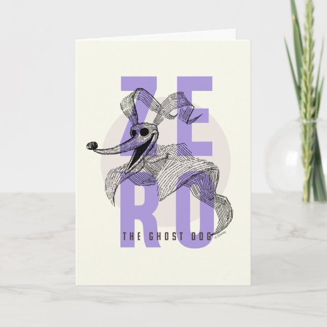 Zero The Ghost Dog - Typography Card (Front)