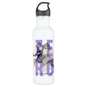 Zero The Ghost Dog - Typography Stainless Steel Water Bottle