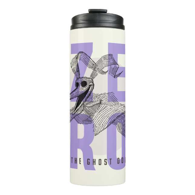 Zero The Ghost Dog - Typography Thermal Tumbler (Front)