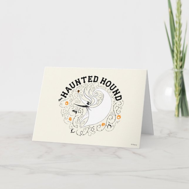 Zero the Haunted Hound Card (Front)