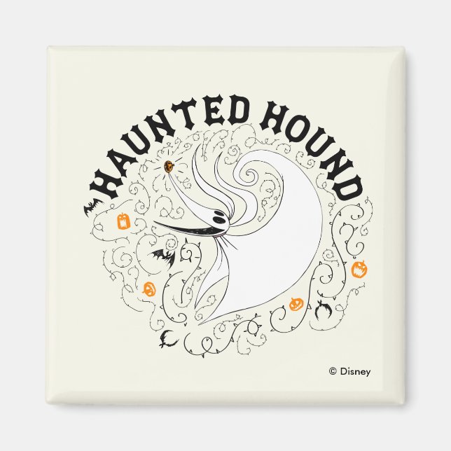 Zero the Haunted Hound Magnet (Front)