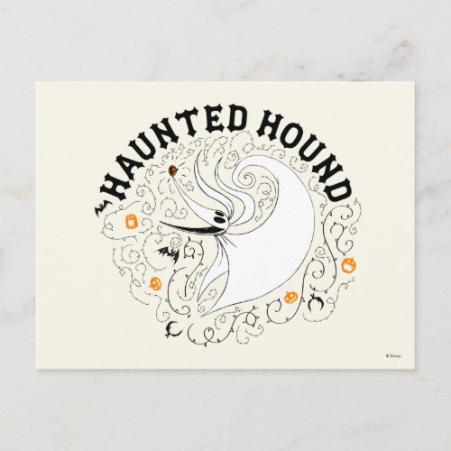 Zero the Haunted Hound Postcard