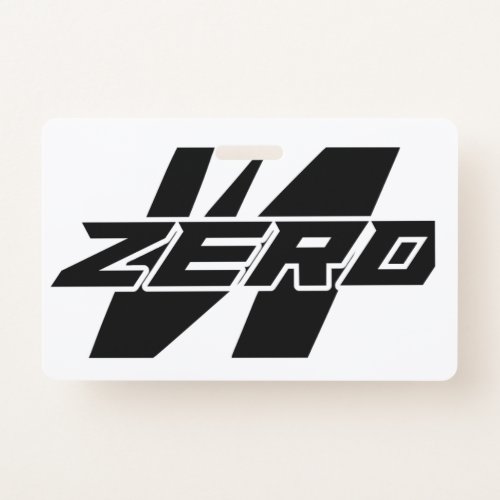 ZERO to zero  Badge