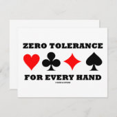 Zero Tolerance For Every Hand (Front/Back)