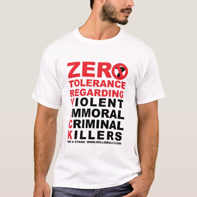 ZERO TOLERANCE T-Shirt (Front)