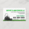 Zero Turn Lawn Care Business Card
