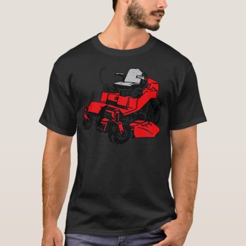 Zero Turn Riding Lawn Mower T_Shirt