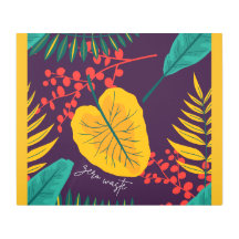 zero waste abstract tropical style