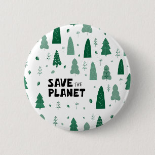 Zero Waste Eco Sustainability Support Button