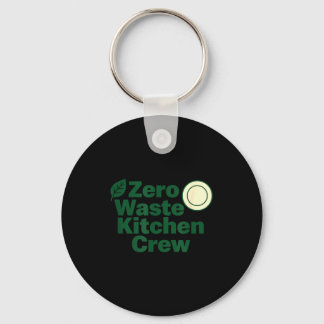 Zero Waste Kitchen Crew Sustainability Design  Keychain