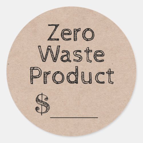 Zero Waste Product Price Tag