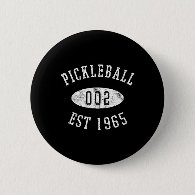Zero Zero Two Funny Pickleball  Button (Front)