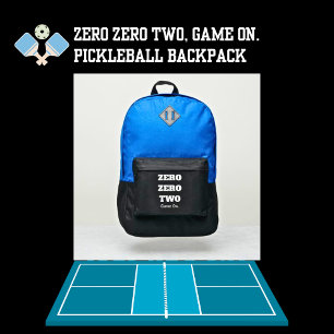 Zero Zero Two, Game On. Funny Pickleball Port Authority® Backpack