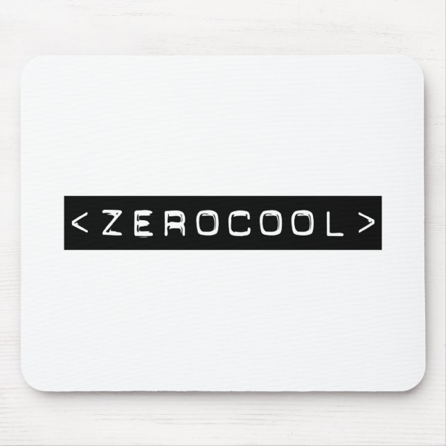 Zerocool Hackers Mouse Pad (Front)