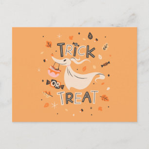Zero's Trick or Treat Excitement Postcard