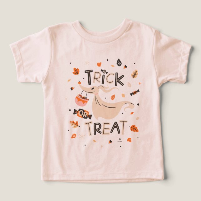 Zero's Trick or Treat Excitement Toddler T-shirt (Design Front)