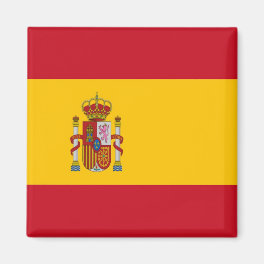 zES001 SPANISH FLAG, Spain, Fridge Magnet