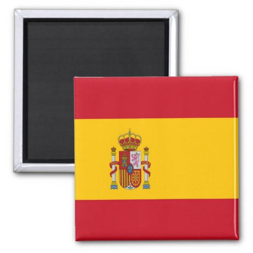 zES001 SPANISH FLAG Spain Fridge Magnet