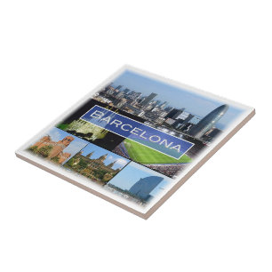 zES003 BARCELONA Spain, Ceramic Tile