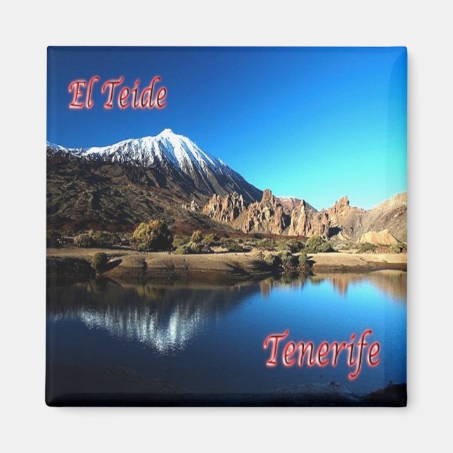 zES006 EL TEIDE Tenerife Spain, Fridge Magnet (Front)