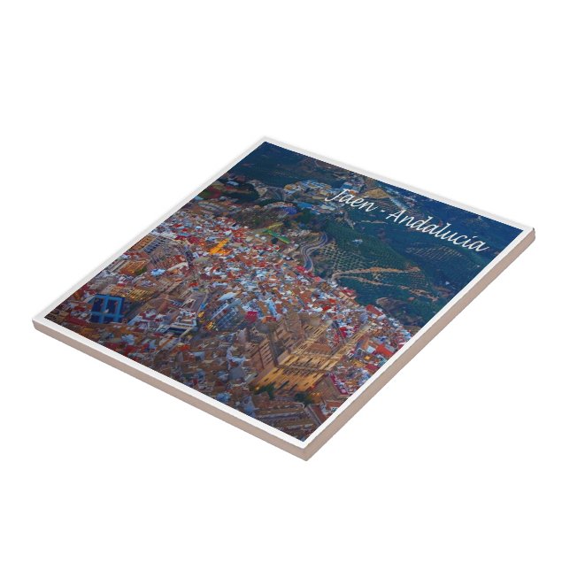 zES019 ANDALUCIA  JAÉN  Spain,  Ceramic Tile (Side)