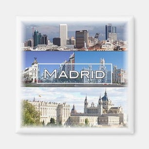 zES023 MADRID, Spain, Fridge Magnet
