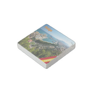 zES032 panorama of MALAGA, Spain, Europe, Stone Ma Magnet