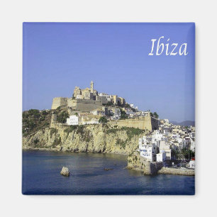 zES060 EIVISSA panorama, Balearic Spain, Fridge Magnet