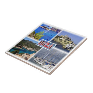 zES113 IBIZA, Old Town, San Miquel, Santa Eularia, Ceramic Tile