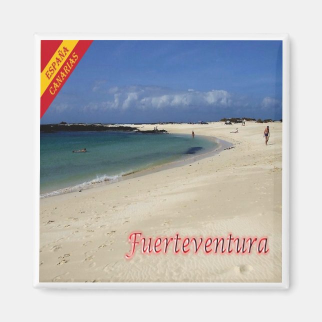 zES160 FUERTEVENTURA playa el Cotillo, Fridge Magnet (Front)