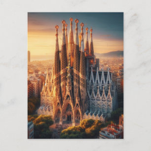 zESa13 BARCELONA Basilica Sagrada Familia, Postcard