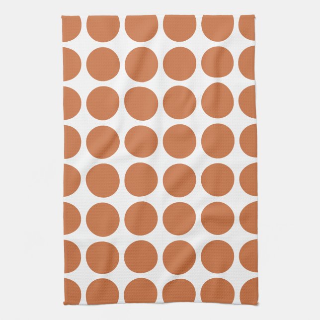 Zest Neutral Dots Towel (Vertical)