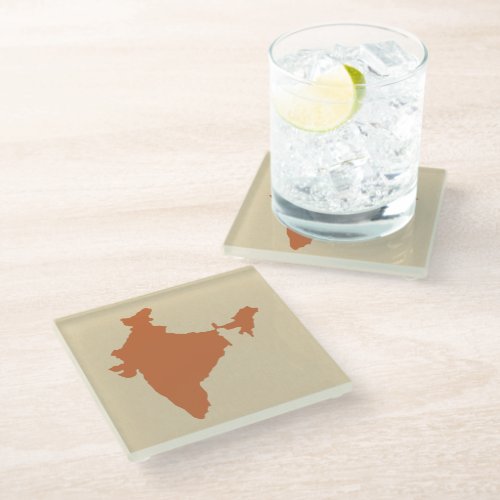 Zest Spice Moods India Glass Coaster