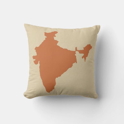 Zest Spice Moods India Throw Pillow