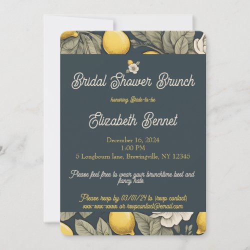 Zest Wishes_Garden Party Bridal Shower Invitation