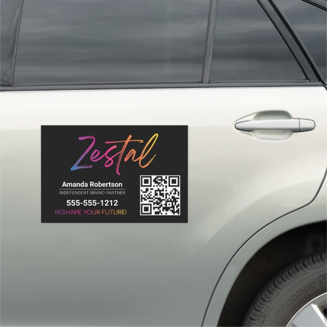 Zestal Dark Car Magnet (In Situ)