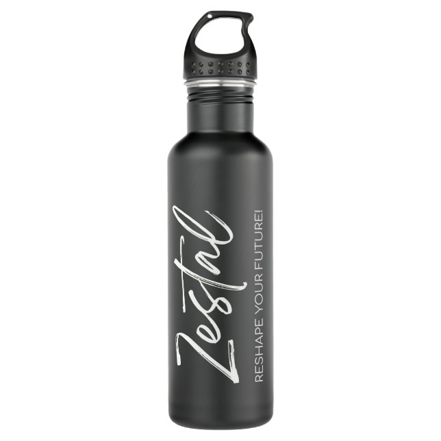 Zestal - Reshape Your Future! Stainless Steel Water Bottle (Front)