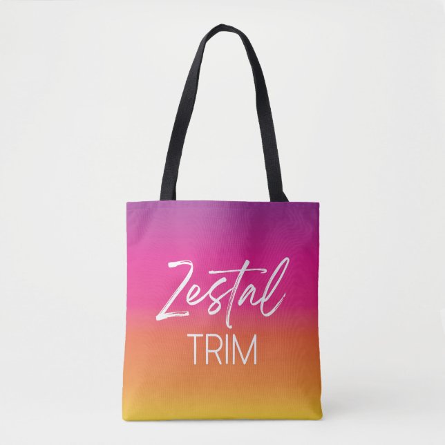 Zestal Trim Tote Bag (Front)