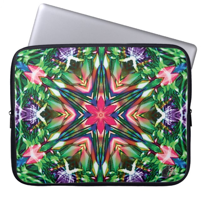 Zesty Kaleidoscope Laptop Sleeve (Front)
