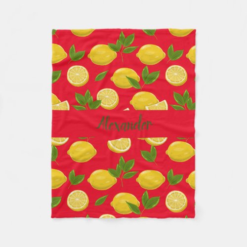 Zesty Lemon Blanket For Babies Kids and Adults