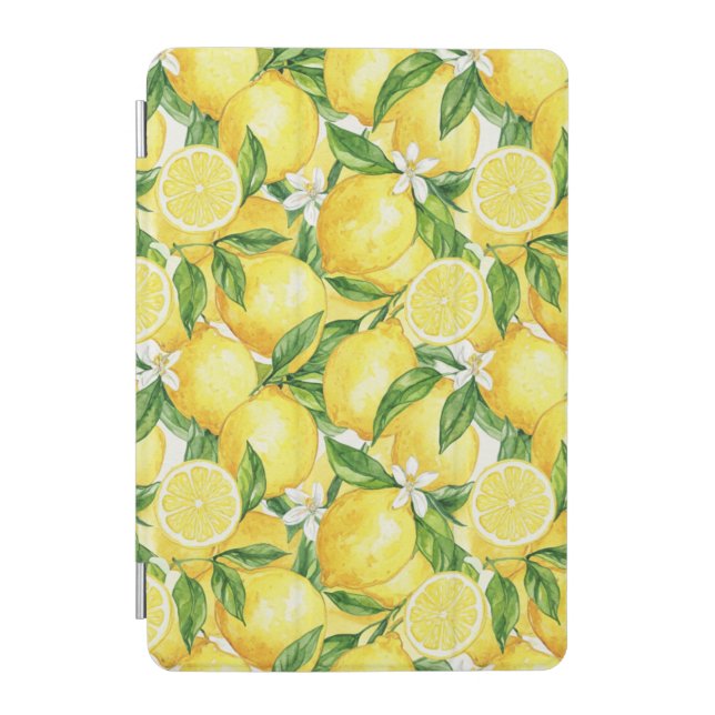 Zesty Lemon Orchard iPad Mini Cover (Front)