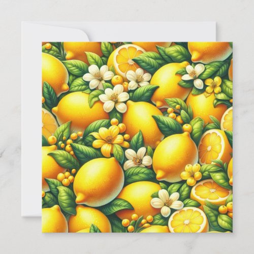 Zesty Lemon Whirl A Citrus Symphony Invitation