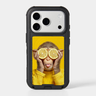 Zesty Monkey - Funny Lemon Eye Monkey Phone Case