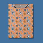 Zesty Summer Floral Pattern Clipboard