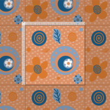 Zesty Summer Floral Pattern