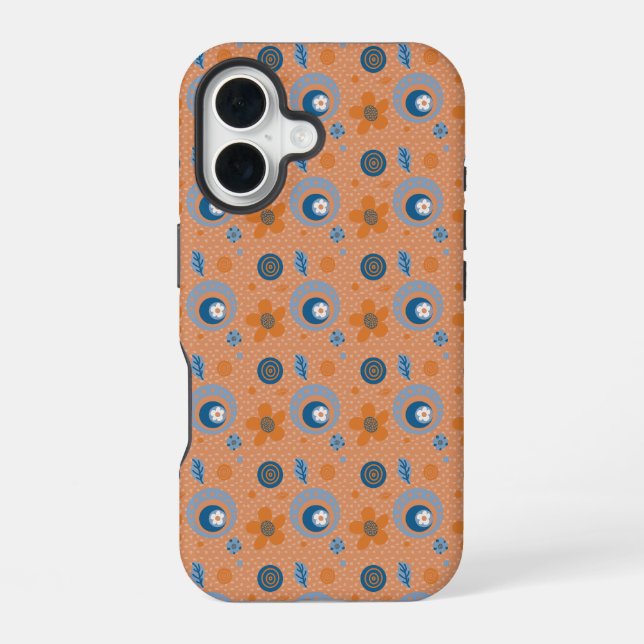 Zesty Summer Floral Pattern Iphone Case (Back)