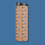 Zesty Summer Floral Pattern Thermal Tumbler