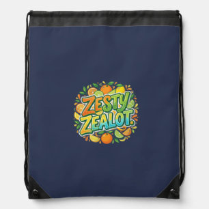 Zesty Zealot T-Shirt Drawstring Bag