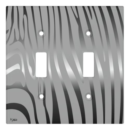 Zesty Zebra Light Switch Cover