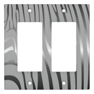 Zesty Zebra Light Switch Cover